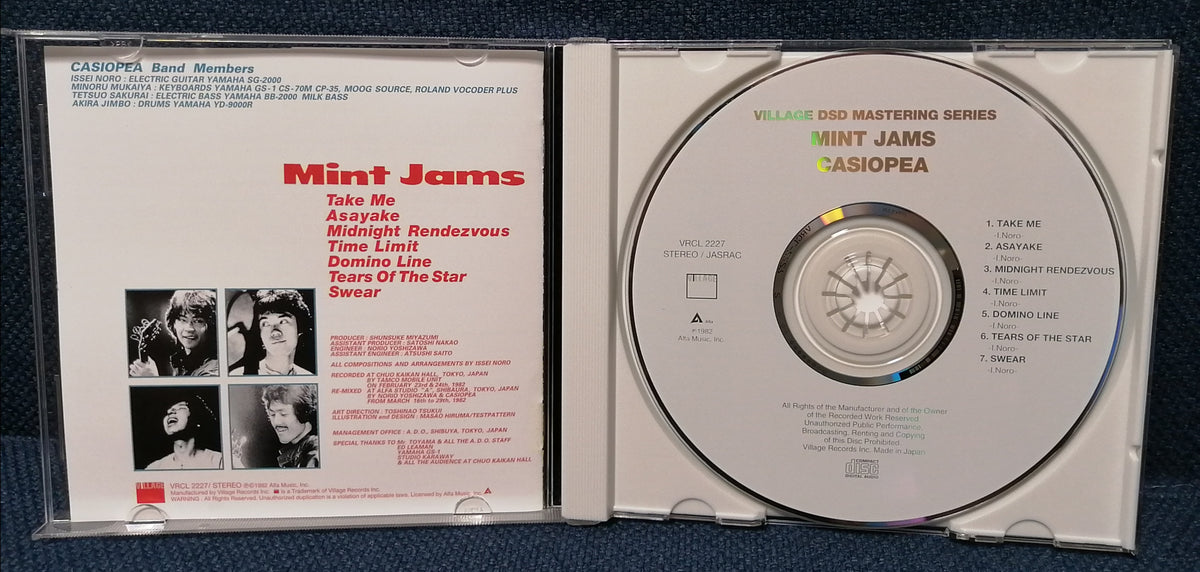CASIOPEA MINT JAMS Repress LP Clear Green Vinyl Record Japan
