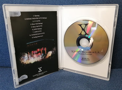 X Japan Showcase In L.A.  DVD front cover