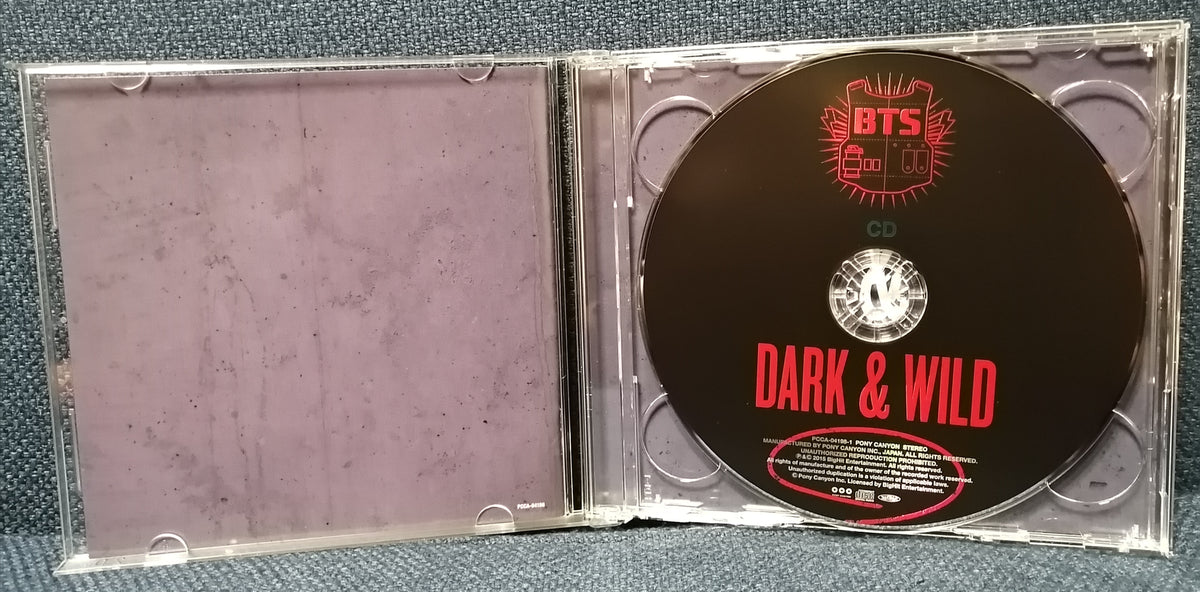 防弾少年団 BTS - Dark & Wild (1st press) - Kpop album Japan version CD+DVD