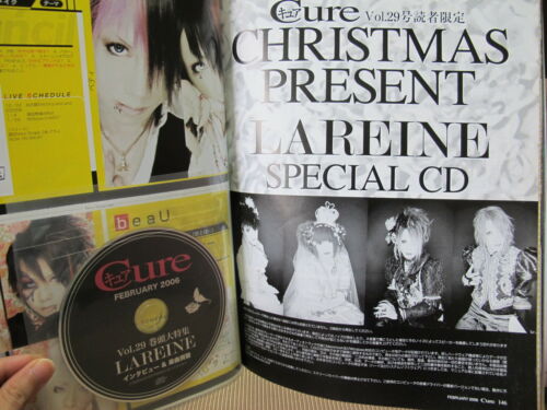 02/2006 Cure - Lareine - Visual Kei Music Magazine (w/ CD) Phantasmagoria - #Ongaku_Express#