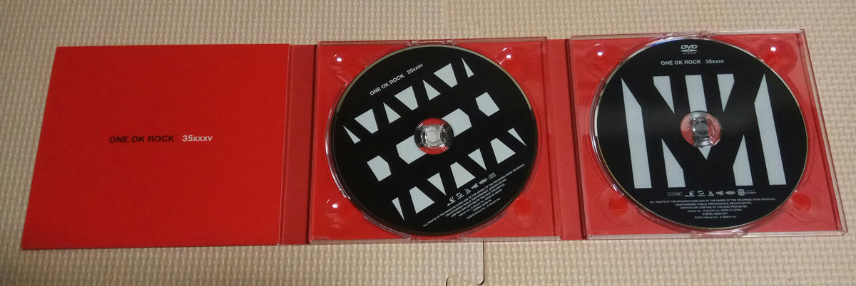 One Ok Rock - 35xxxv (1st press) album discs