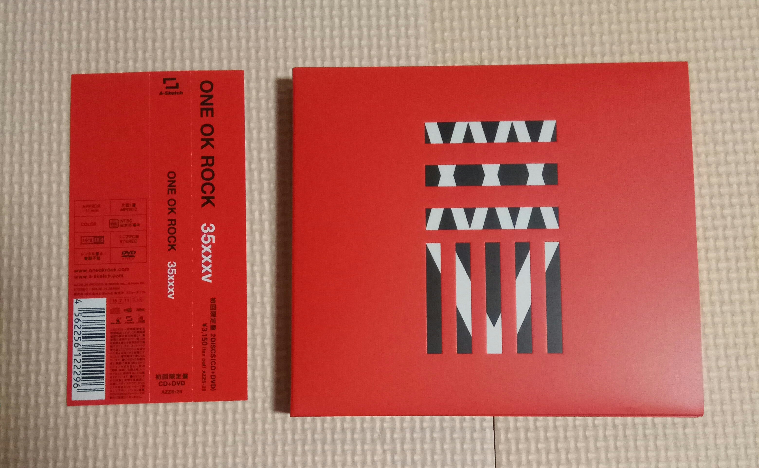 One Ok Rock - 35xxxv (1st press) album front cover