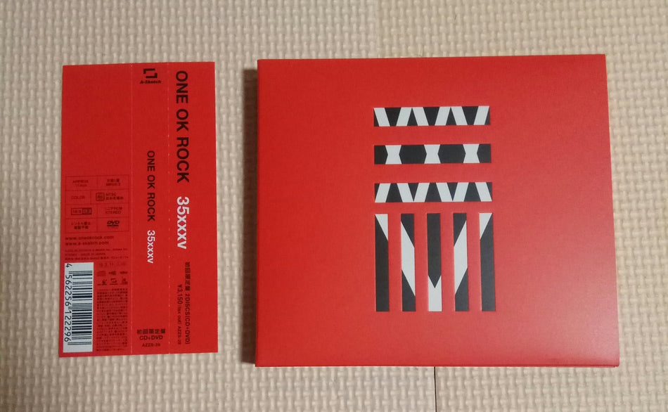 One Ok Rock - 35xxxv (1st press) album front cover