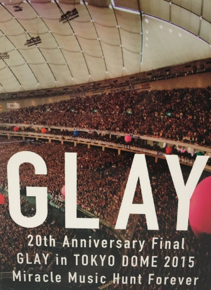 Glay - 20th Anniversary Final in Tokyo Dome 2015 box set 3DVD Yoshiki –  Ongaku Express Japan Entertainment