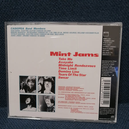 Casiopea (カシオペア) Mint Jams Reissued Back Cover