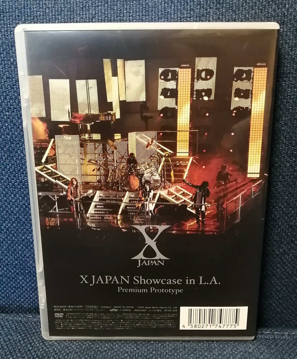 X Japan Showcase In L.A. DVD back cover
