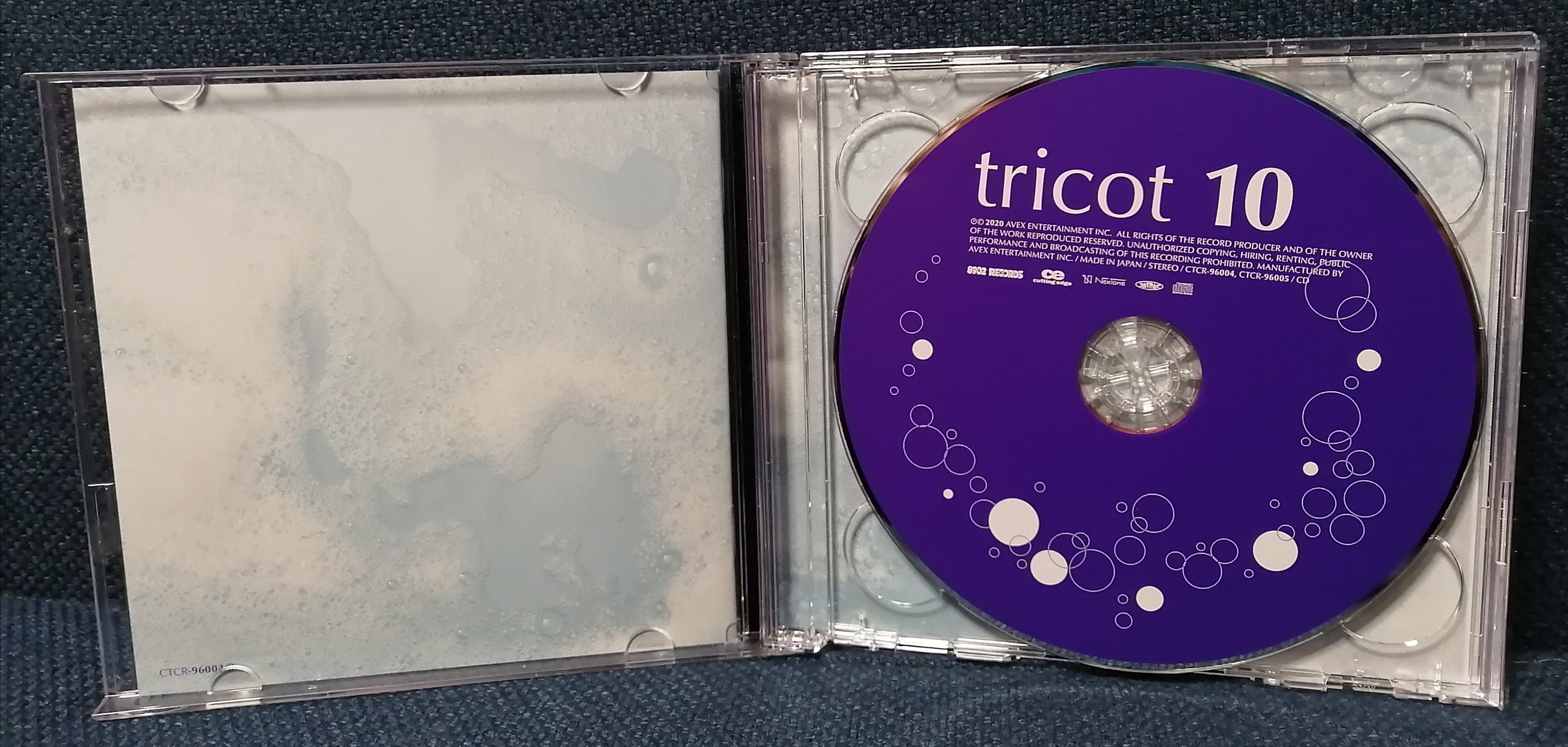 Tricot 10 album CD
