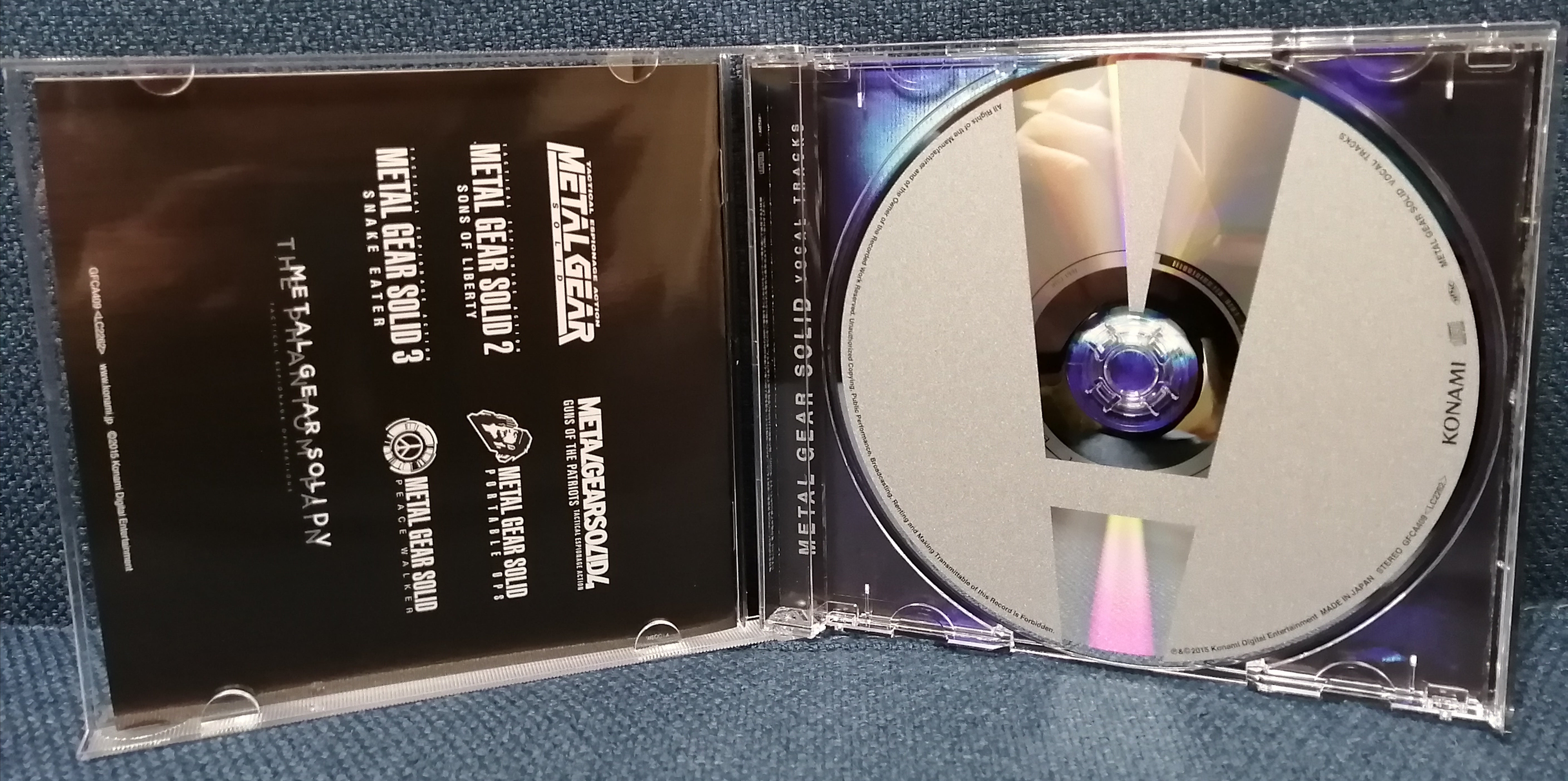 metal gear solid vocal tracks Game Soundtrack