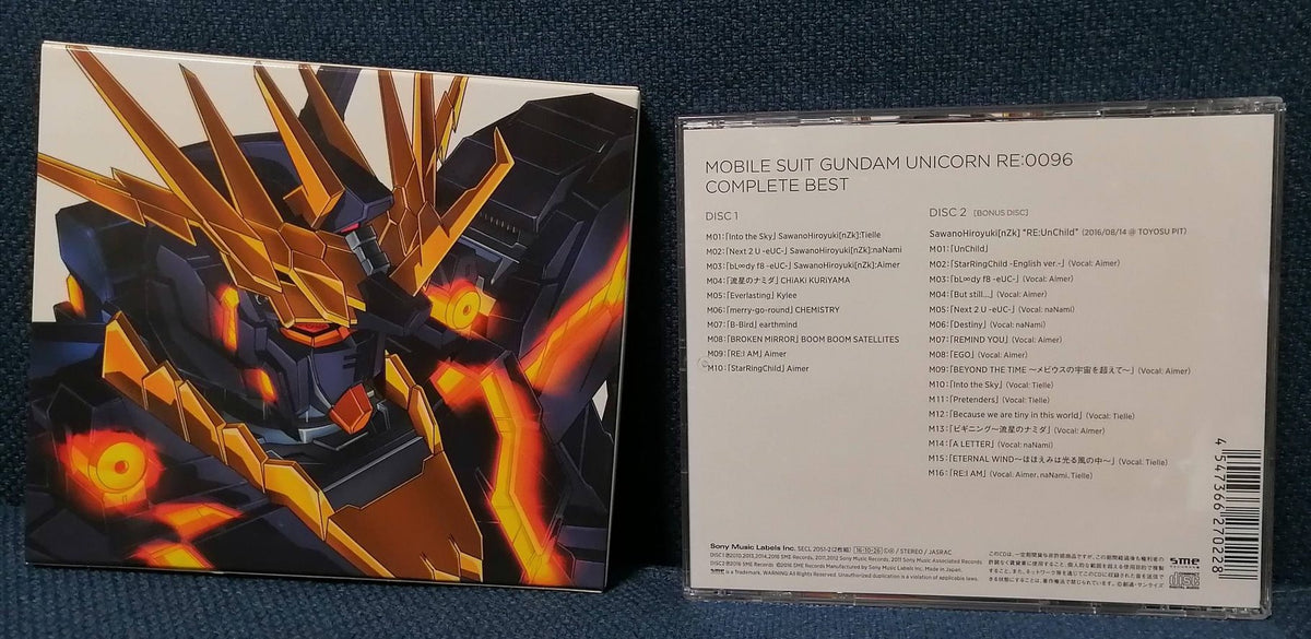 Gundam Unicorn Re:0096 Complete Best Back