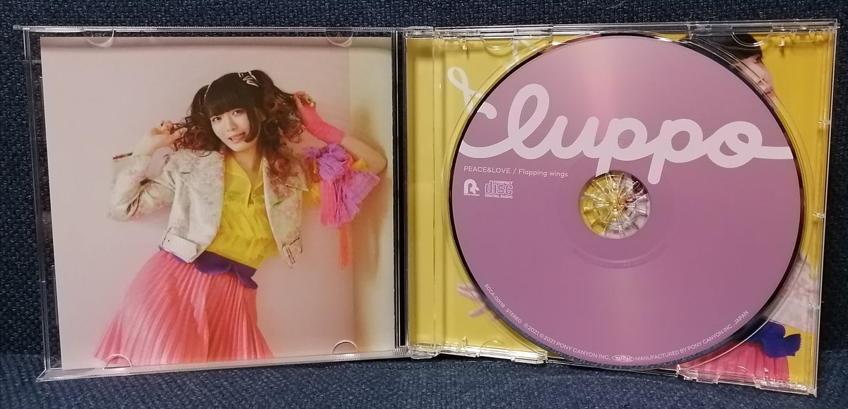 Cluppo Peace & LOVE / Flopping Wings CD