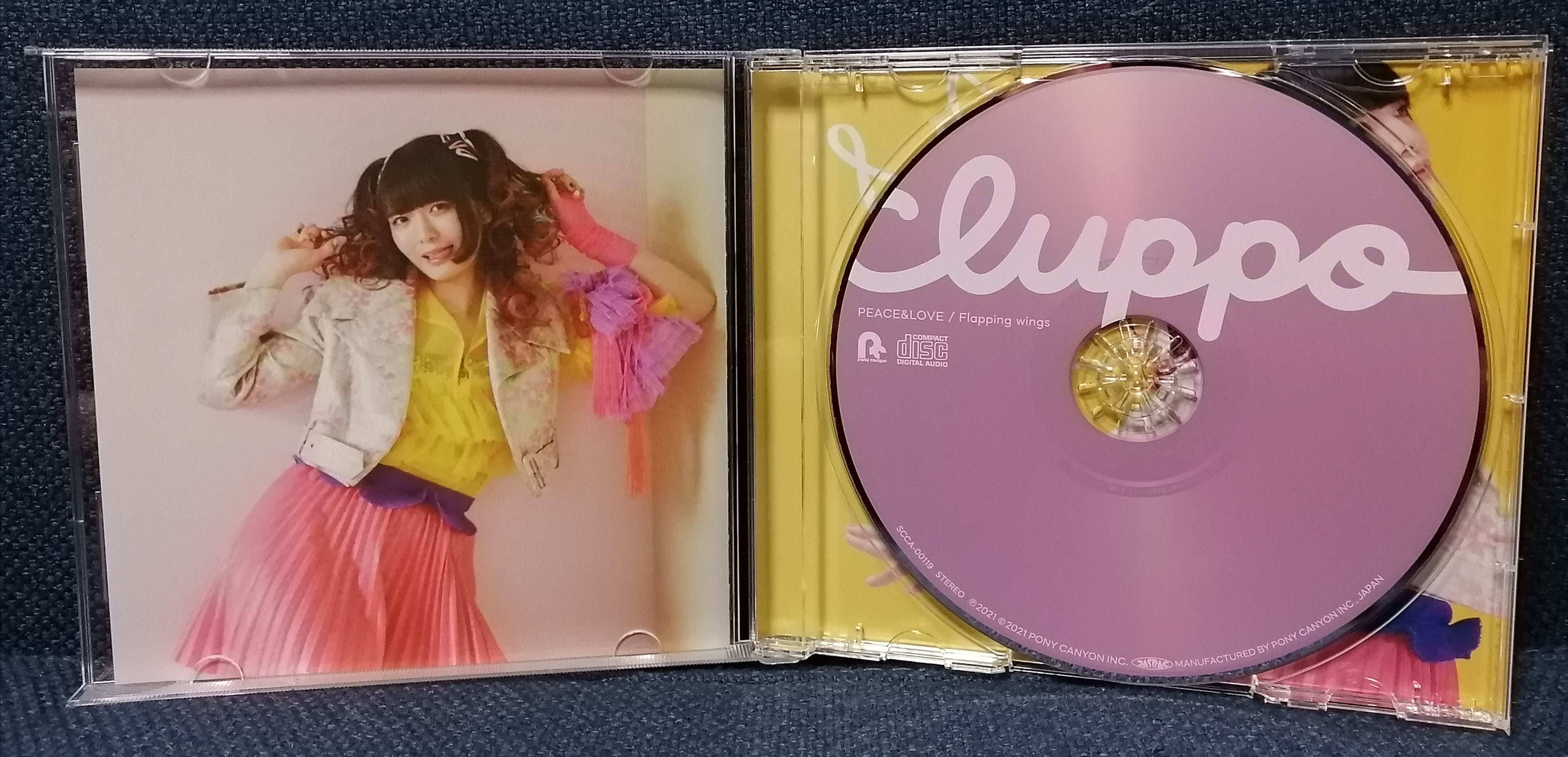 Cluppo Peace & LOVE / Flopping Wings CD