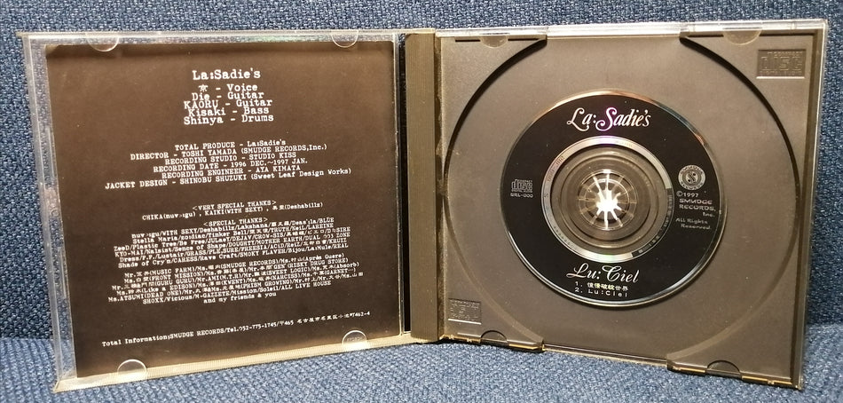La:Sadie's (Dir en grey, Kisaki ) Lu:ciel Japan Visual Kei 3-inch Mini Single CD
