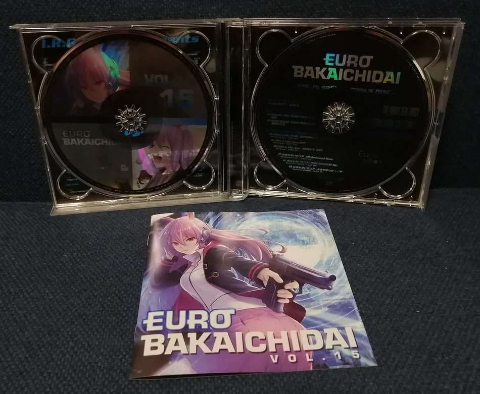 Eurobeat Union Eurobaka Ichidai Vol. 15 ユーロバカ一代 (1st press) Doujin Touhou 東方系同人