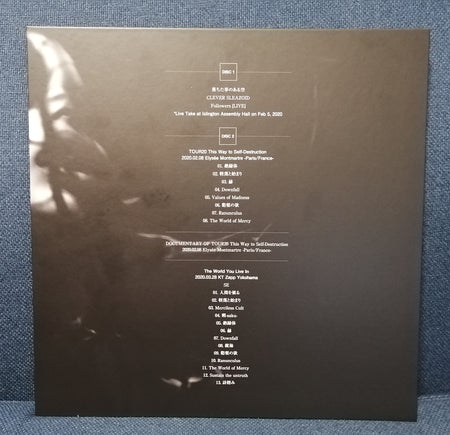 Dir en grey - Ochitagoto no arusora 落ちた事のある空 Fanclub Vers. Back Cover