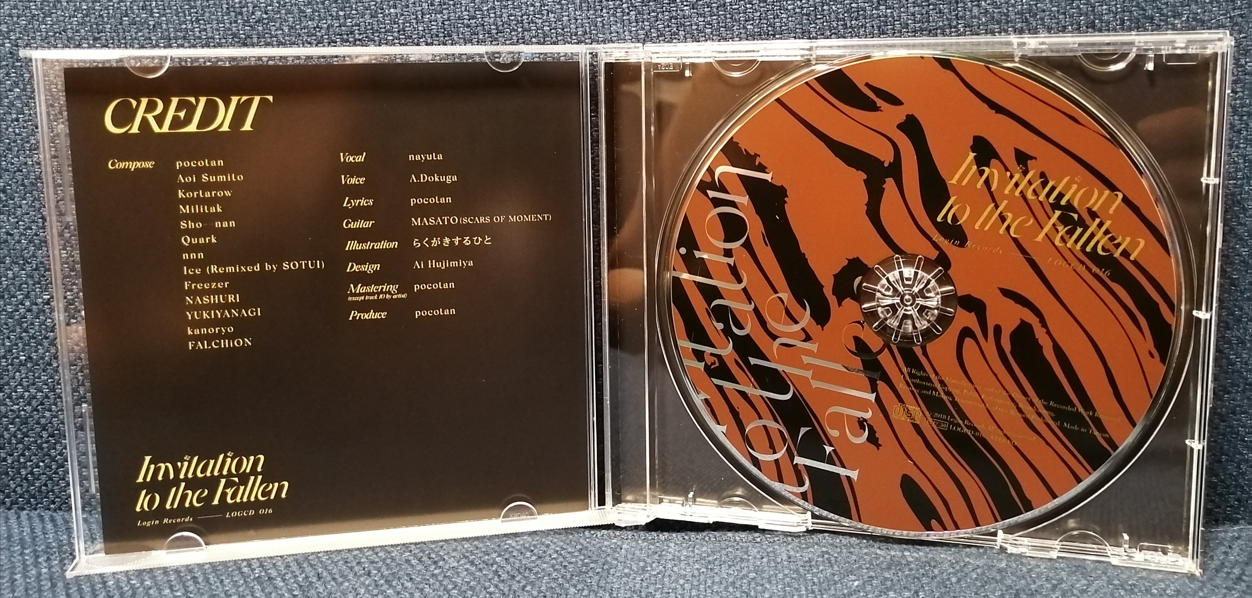 Invitation to the Fallen CD Disc