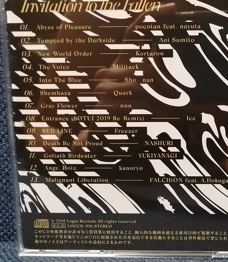 Invitation to the Fallen Backcover