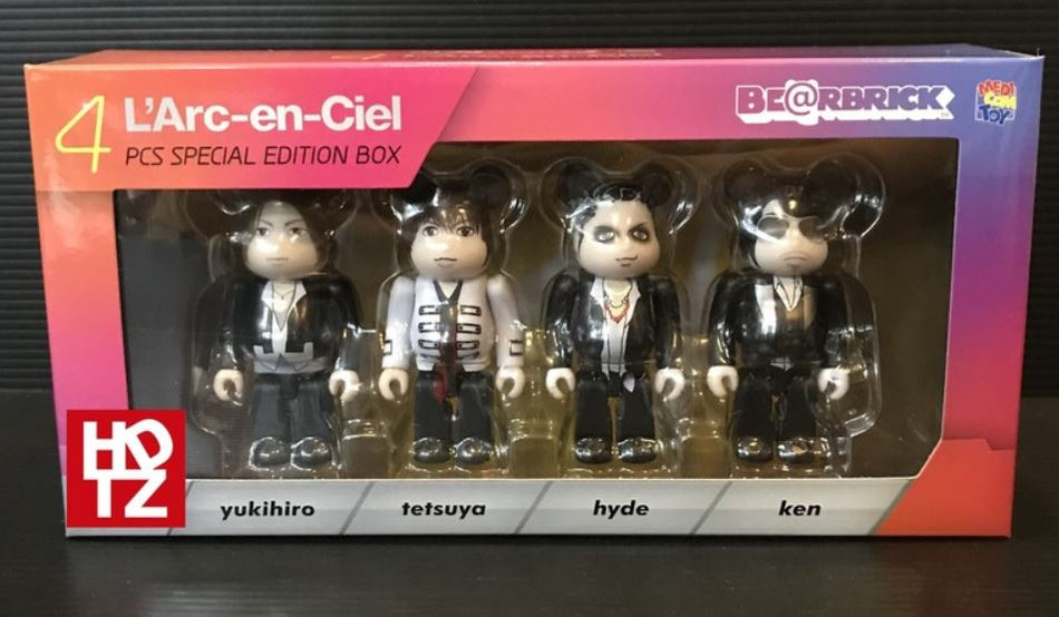 L'Arc en Ciel - BE@RBRICK 4PCS SPECIAL EDITION BOX Japan Vamps hyde acid android