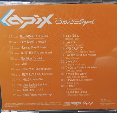 Megarex Core Signal CD Backcover