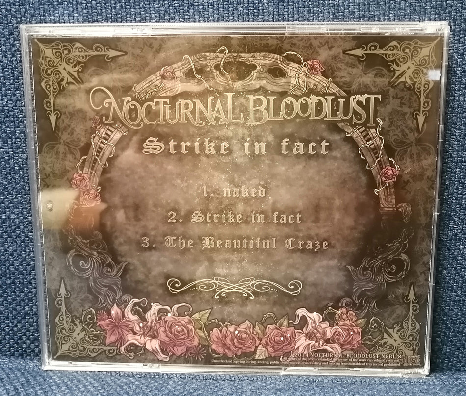 Nocturnal Bloodlust Strike in Fact Back Cover