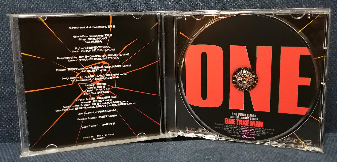 One Punch Man OST One Take Man CD Disc