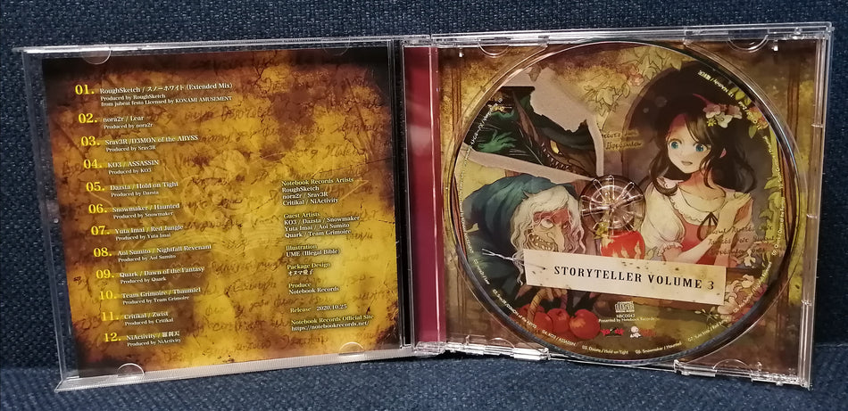 Roughsketch Presents STORYTELLER VOLUME 3 CD Disc