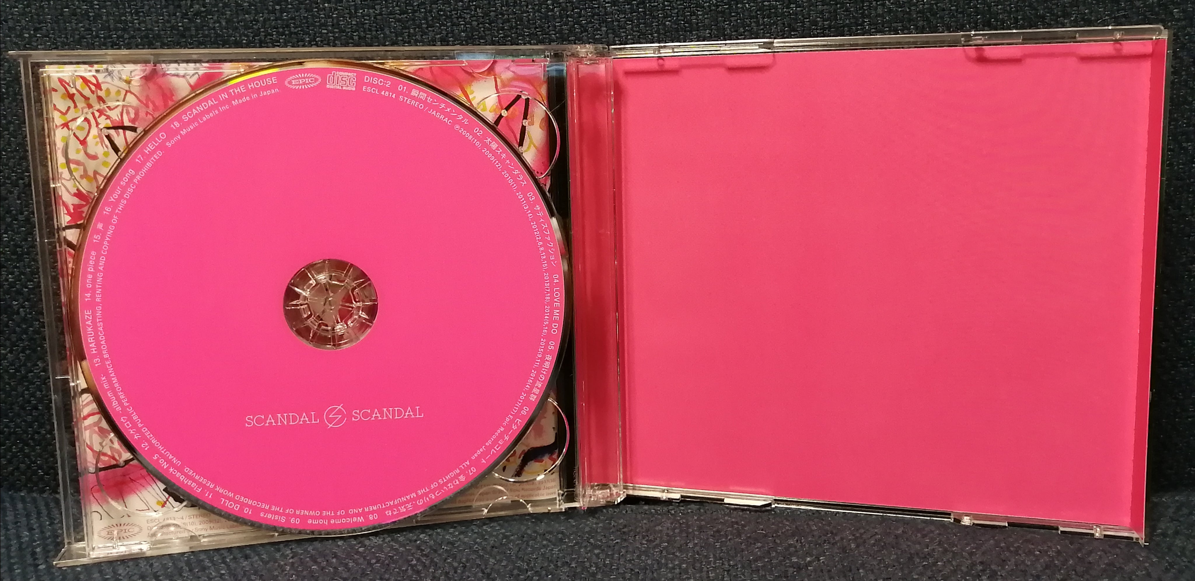 SCANDAL - Self Titled Album 1st press CD Disc 2