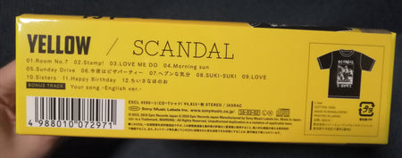 SCANDAL Yellow Complete Limited Edition Tracklist
