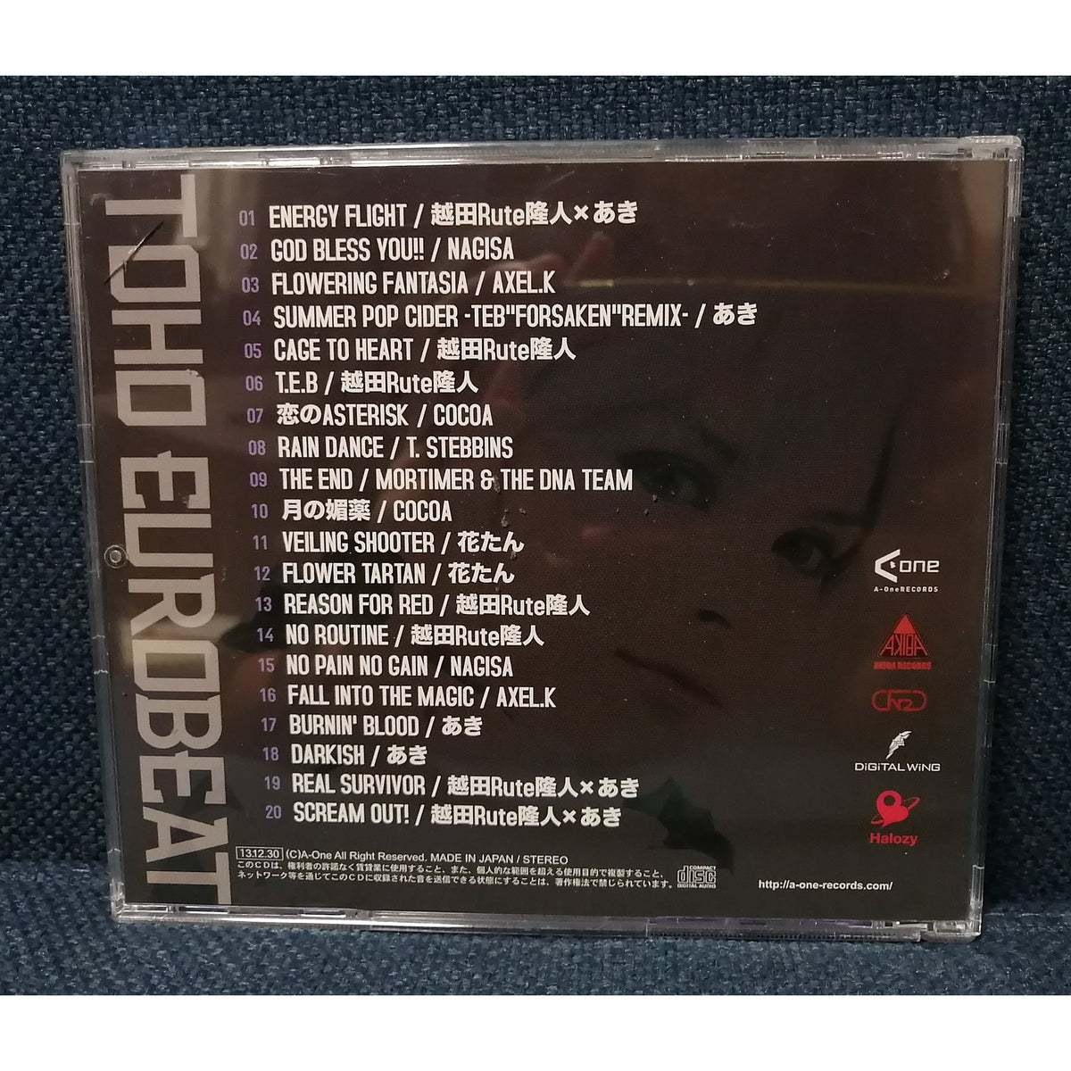 THE BEST OF NON-STOP TOHO EUROBEAT 2012-2013 Backcover