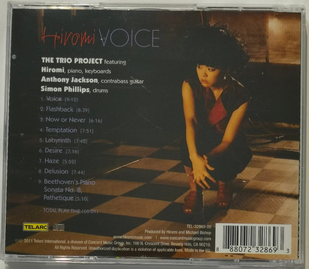 Uehara Hiromi - Voice CD backcover