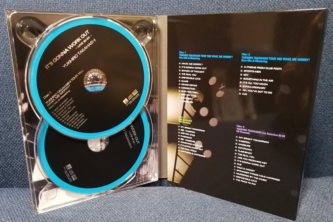 Yukihiro Takahashi IT’S GONNA WORK OUT -LIVE 82-84- Live Album Disc 1 & 2 CD