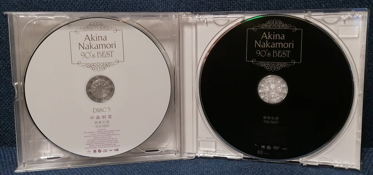 Akina Nakamori ‎中森明菜 – Utahime Densetsu 歌姫伝説 〜90's Best〜 3CD+DVD Compilation Album - #Ongaku_Express#