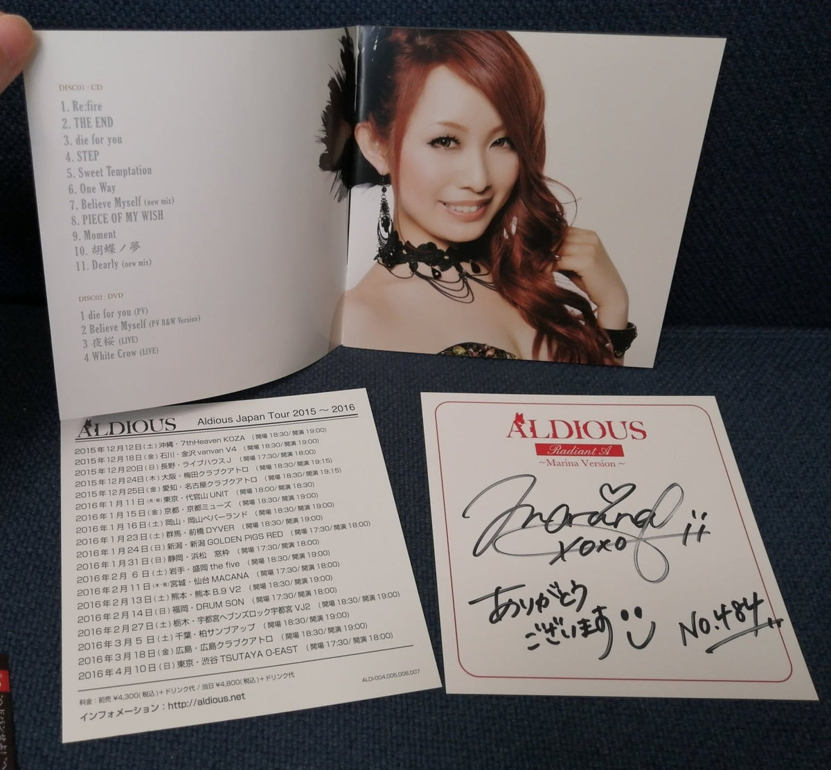 Aldious - Radiant A (Limited Marina Version) Japan Metal Album CD+DVD - #Ongaku_Express#