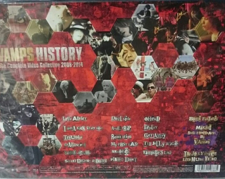 Vamps (hyde) Complete Box Gold Disc Edition SHM 6Blu-ray+5CD