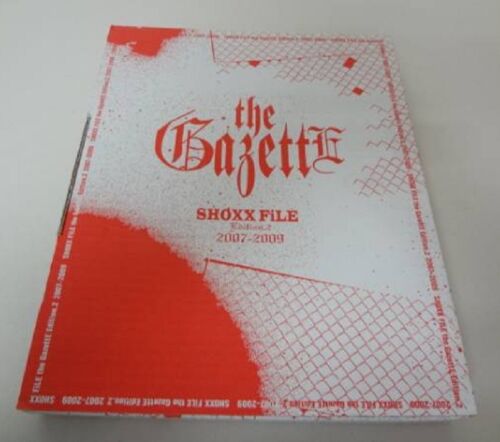 The Gazette - Shoxx File Volume 1 & 2 set Visual Kei Magazines