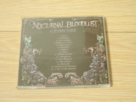 Nocturnal Bloodlust - Grimoire (Regular press) Back Cover