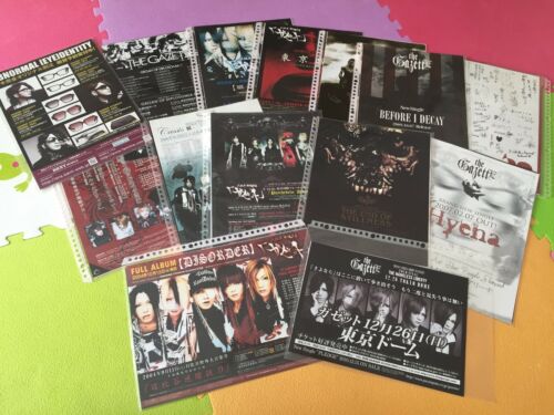 The Gazette - Assorted rare filers set Japan Visual Kei collectibles