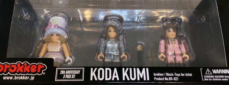 Koda Kumi - 20th Anniversary Brokker Figure set x 3 Japan Toys Collectible
