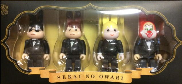 Sekai no Owari - R＠BBRICK 100% band member 4 pieces set Medicom